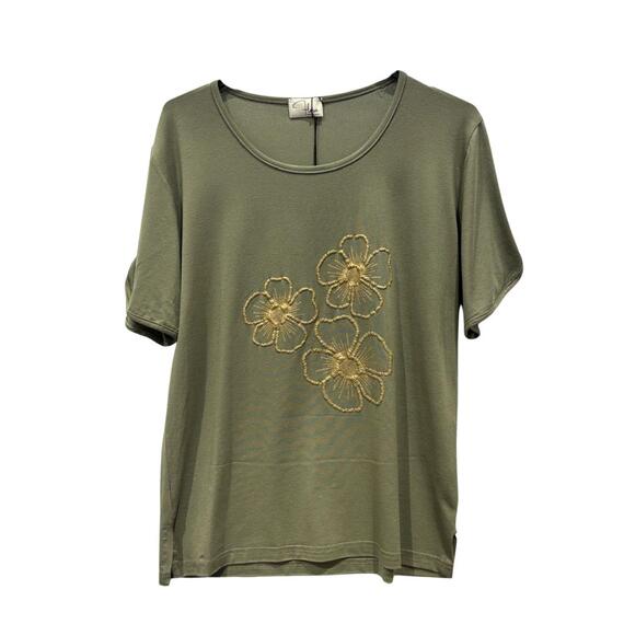 T-SHIRT DONNA MANICA CORTA FLORA 15/134
&nbsp;